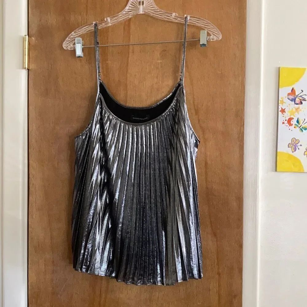 Banana Republic Metallic Strappy Top